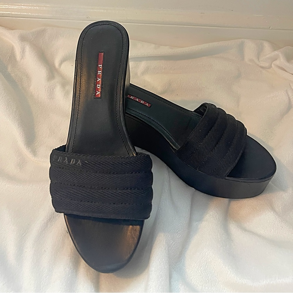 Prada Sport Canvas Sandal - Picture 1 of 3